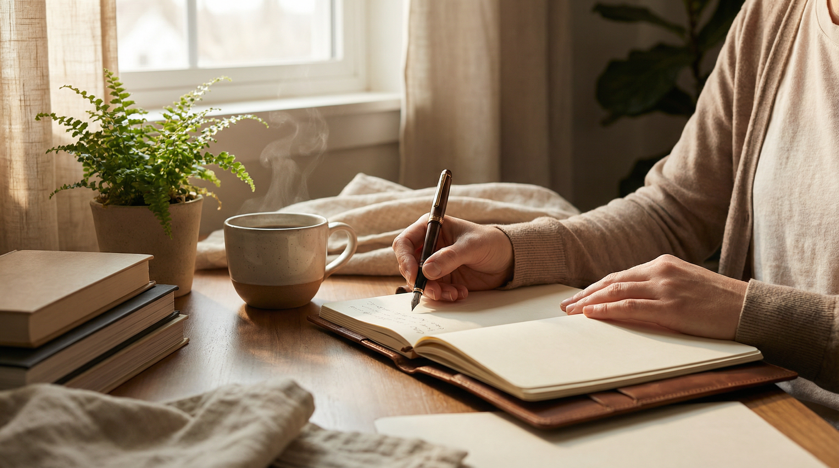 Person meditating peacefully for self awareness and mindfulness