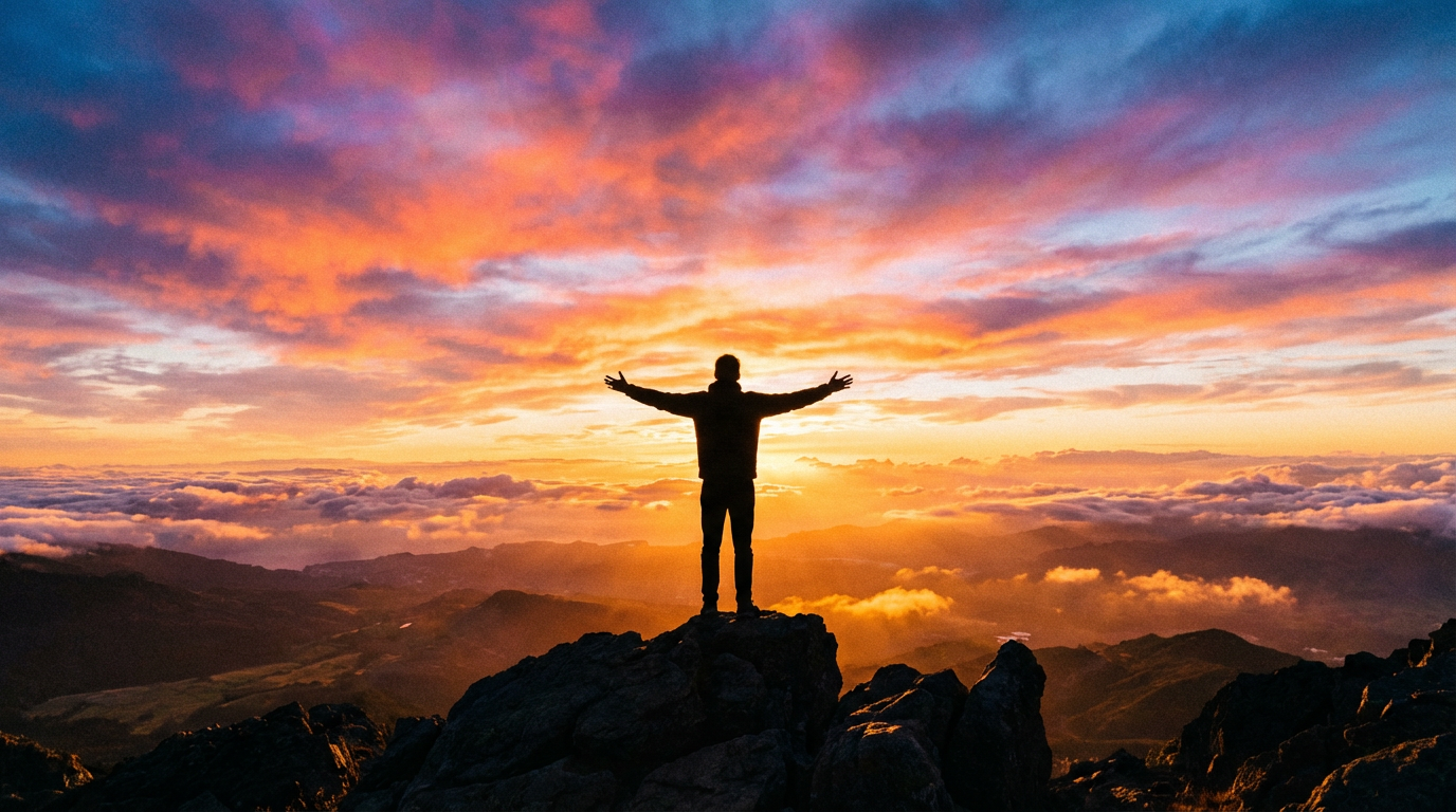 Person lying down in relaxation for body scan meditation
